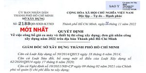quyết định 2188 đơn giá nhân công Hồ Chí Minh
