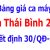 Bảng giá ca máy tỉnh Thái Bình quyết định 30/qđ-sxd